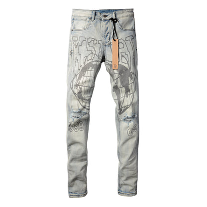 Timeless Gray Slim Fit Jeans 3013