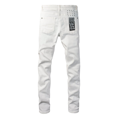 Effortless White Denim with a Simple and Elegant Design 3026