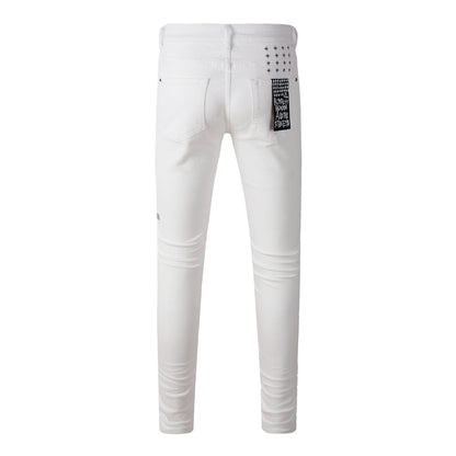 Effortless White Denim with a Simple and Elegant Design 3026