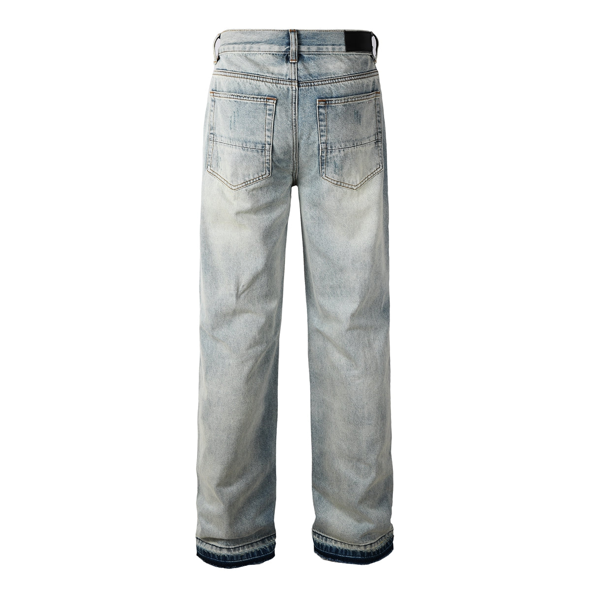 Men’s Vintage Washed Loose Fit Straight-Leg Jeans 8911
