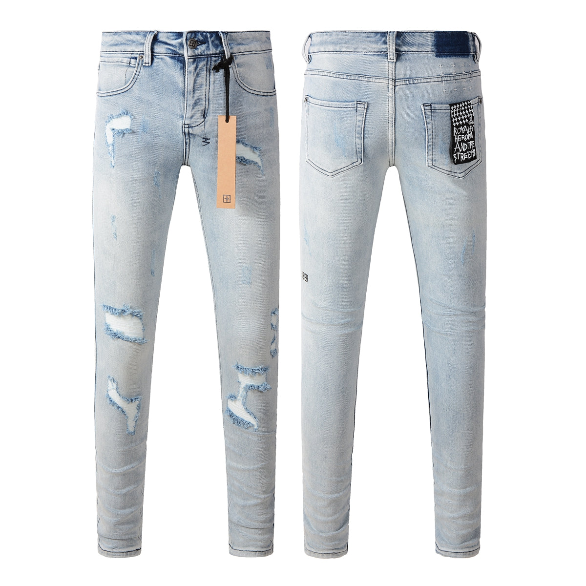 Ksubi Jeans Vaqueros azul claro de corte sencillo y limpio 3001
